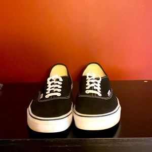 Black authentic vans
